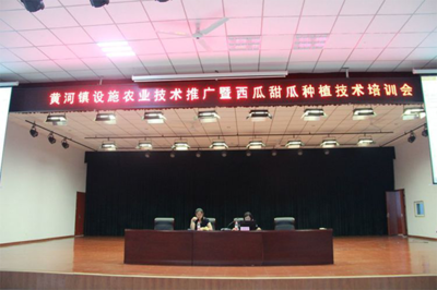 促轉(zhuǎn)型 穩(wěn)增收--黃河鎮(zhèn)召開(kāi)設(shè)施農(nóng)業(yè)技術(shù)推廣暨西瓜甜瓜種植技術(shù)培訓(xùn)會(huì)